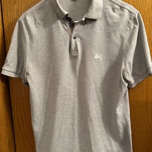 Burberry Gray Polo Shirt